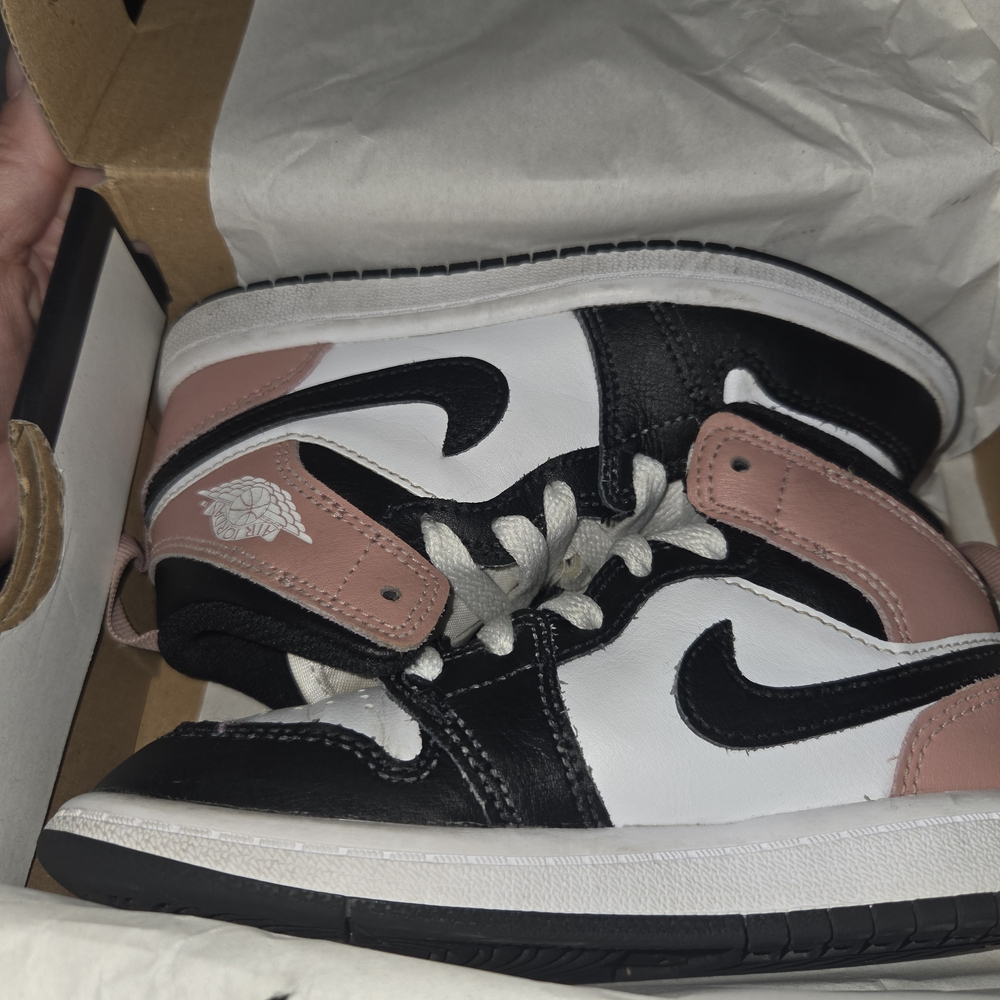 Jordan Kids Sneakers Black White Pink